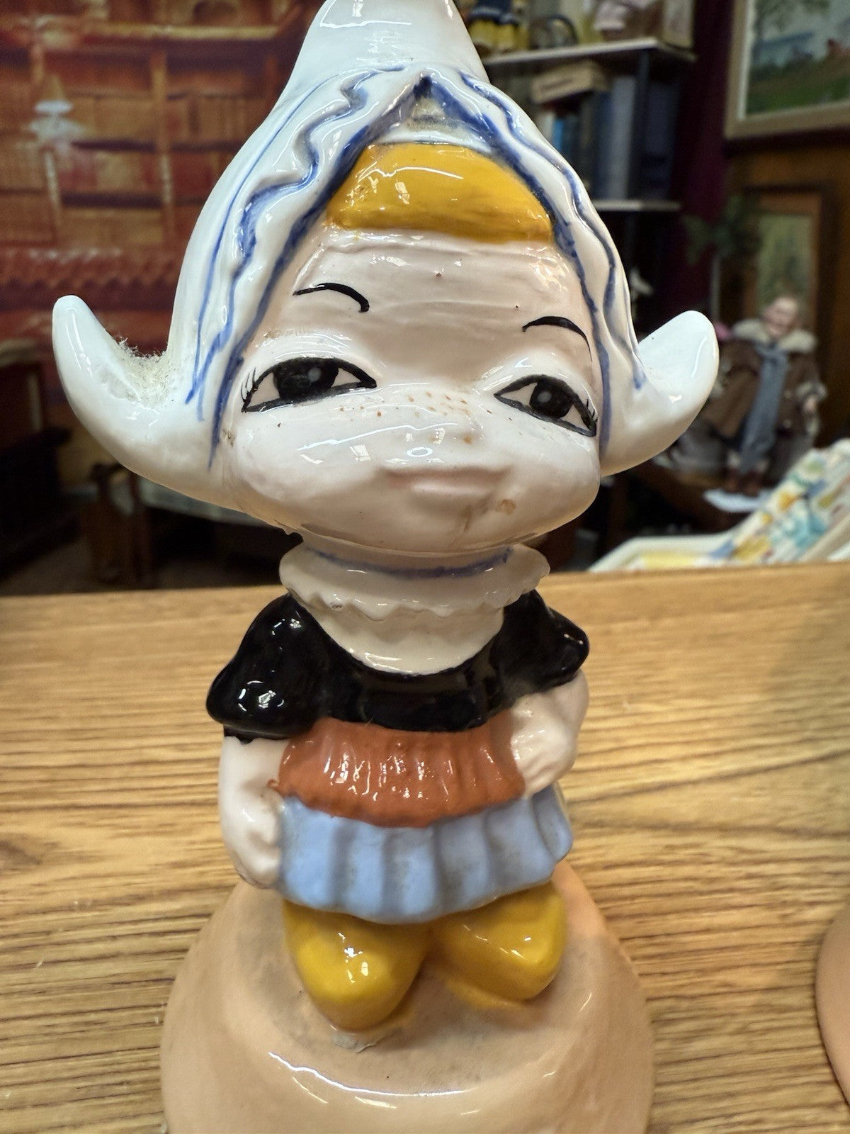 1980 Hand-Painted Salt & Pepper Shaker Set – Signed – 6” International Child