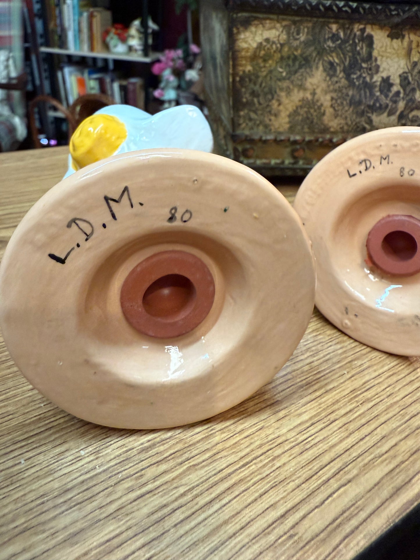 1980 Hand-Painted Salt & Pepper Shaker Set – Signed – 6” International Child