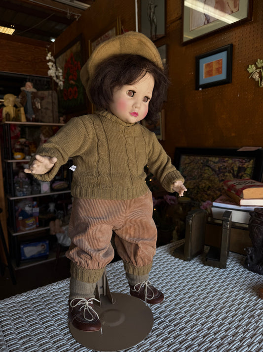 Suzanne Gibson “Sleepy” Doll – Glassy-Eyed Glare, Worn With Time- Vintage Spirit