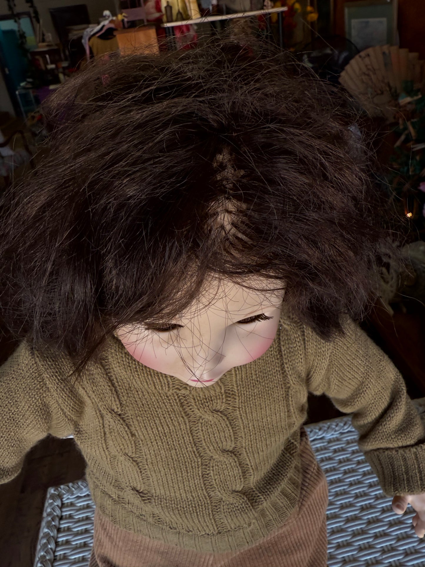 Suzanne Gibson “Sleepy” Doll – Glassy-Eyed Glare, Worn With Time- Vintage Spirit