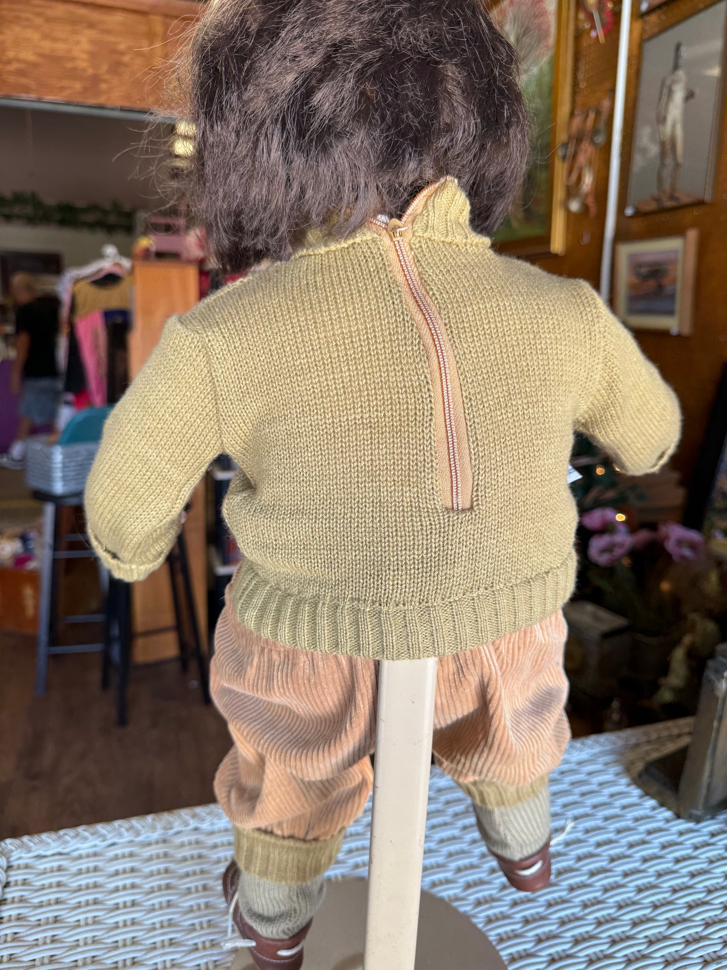 Suzanne Gibson “Sleepy” Doll – Glassy-Eyed Glare, Worn With Time- Vintage Spirit