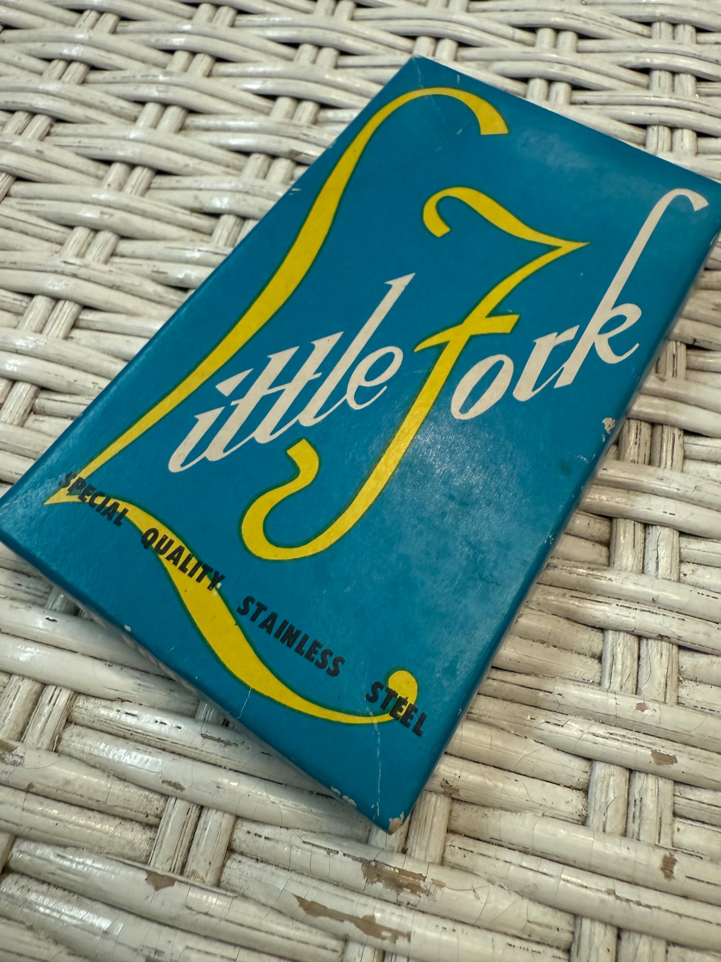 Vintage 1950s “Little Fork” Set – 1,000 Islands NY Souvenir Cocktail Forks
