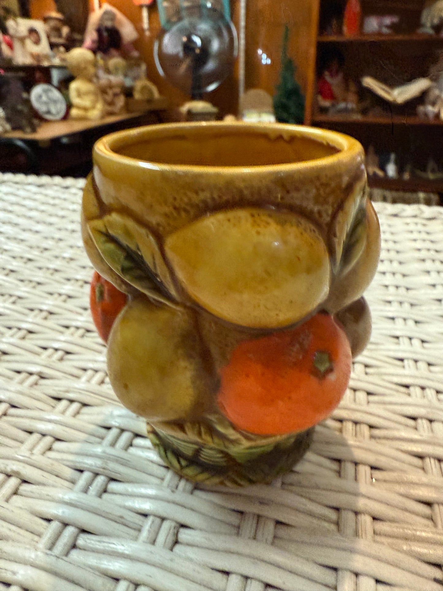 Vintage INARCO Orange Spice Fruit Mug – Japan E-3351 - Oranges And Lemons Basket
