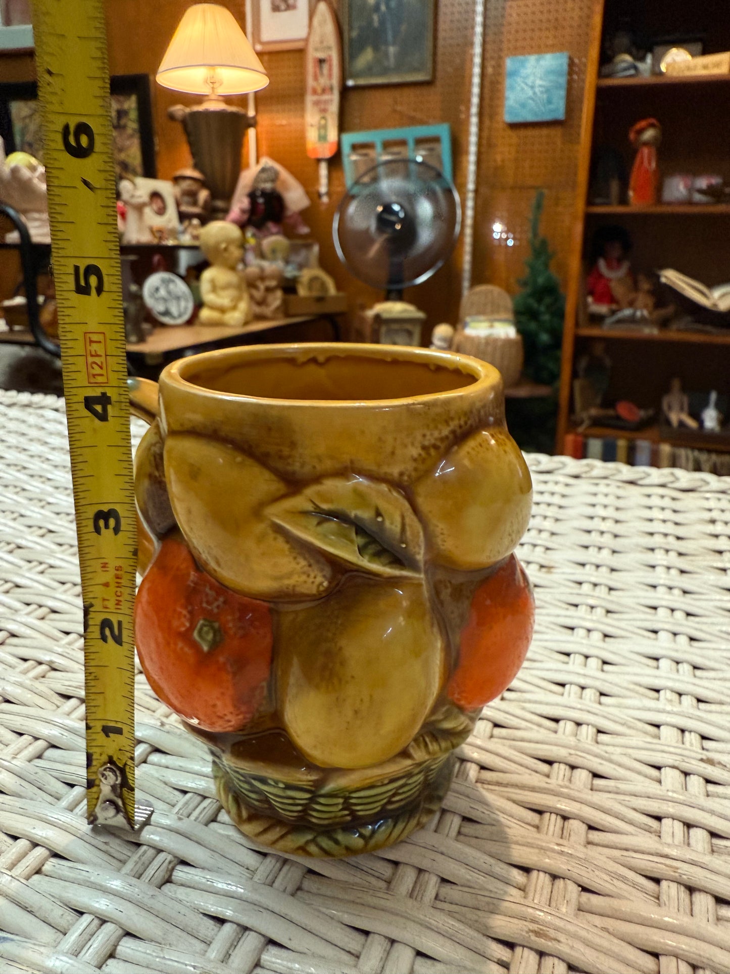 Vintage INARCO Orange Spice Fruit Mug – Japan E-3351 - Oranges And Lemons Basket