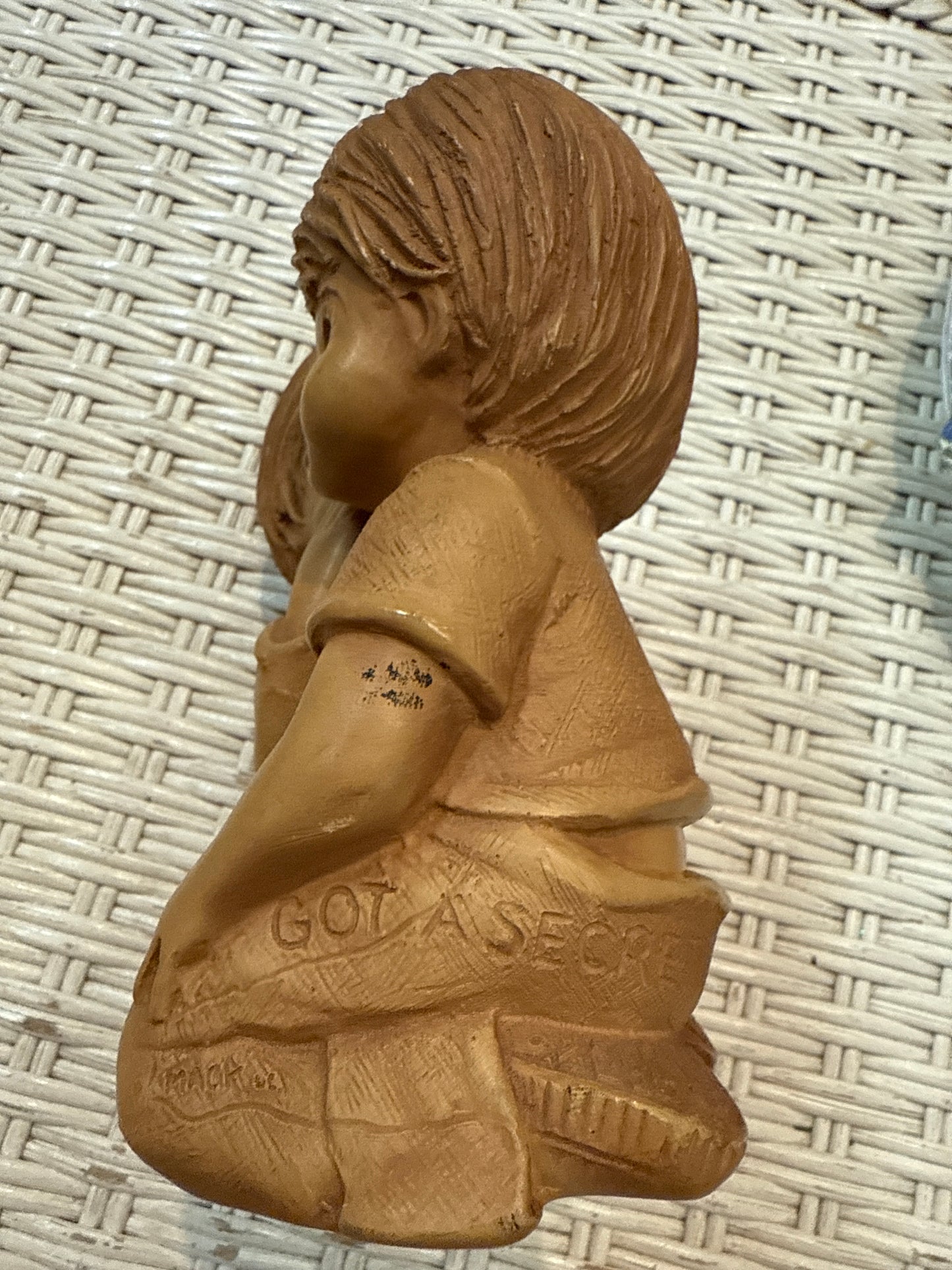 1975 “Got A Secret” Figurine – Whispering Children - Oddly Innocent