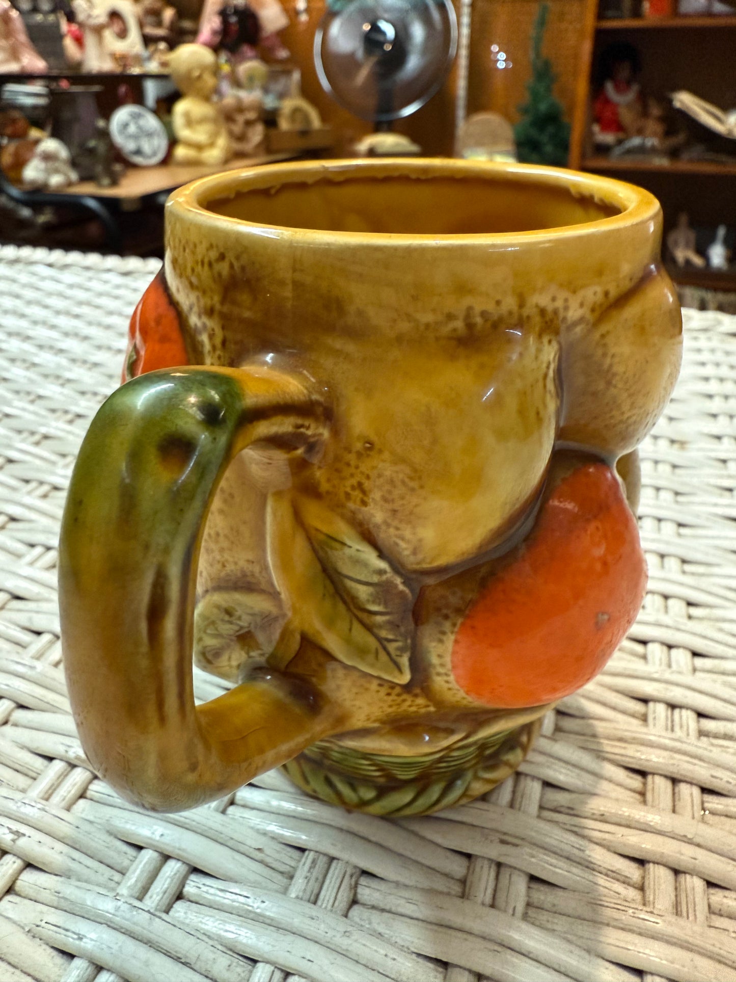 Vintage INARCO Orange Spice Fruit Mug – Japan E-3351 - Oranges And Lemons Basket