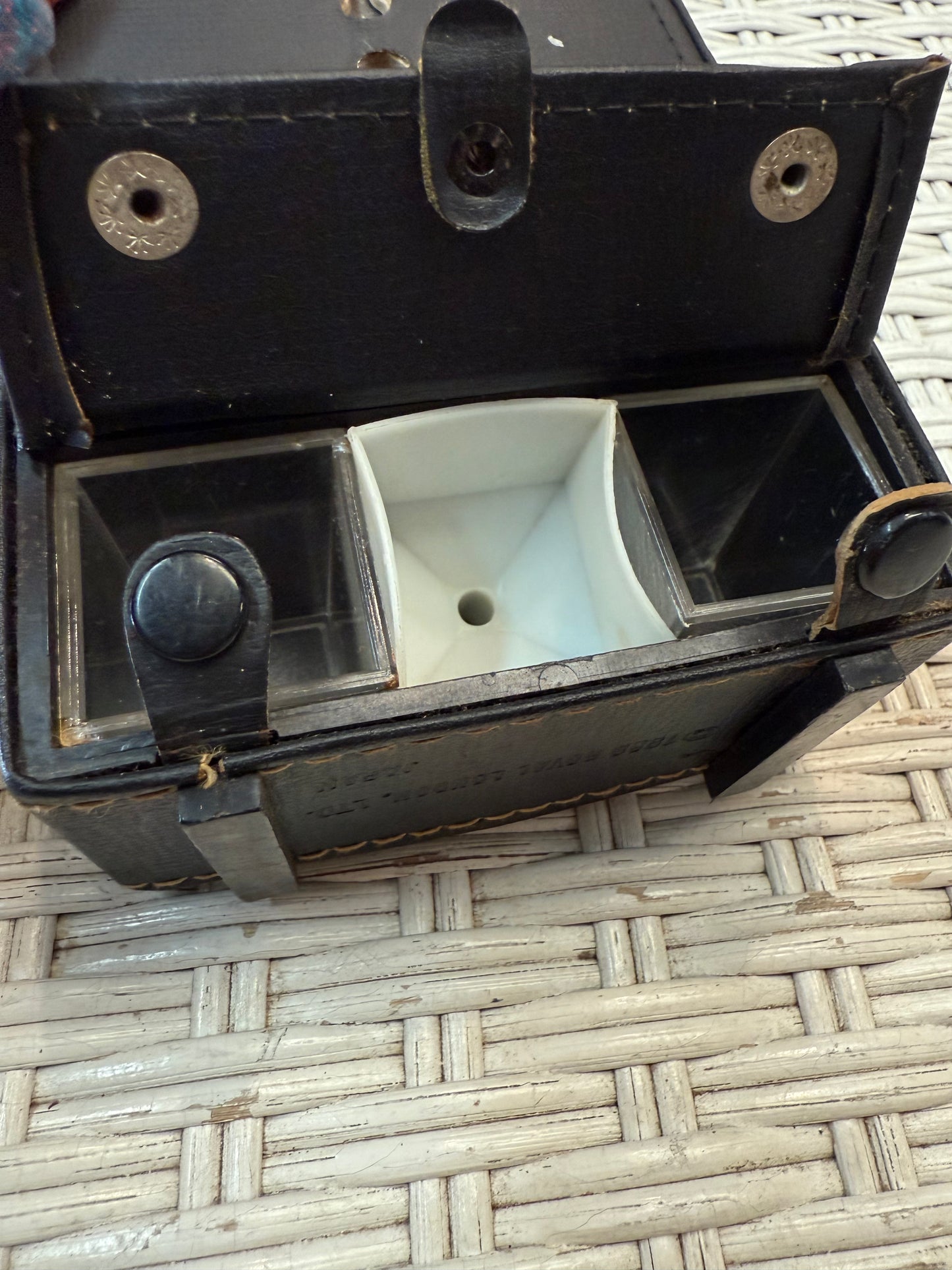 1968 Royal London Hidden Flask Set - High Fidelity Radio Disguise Barware
