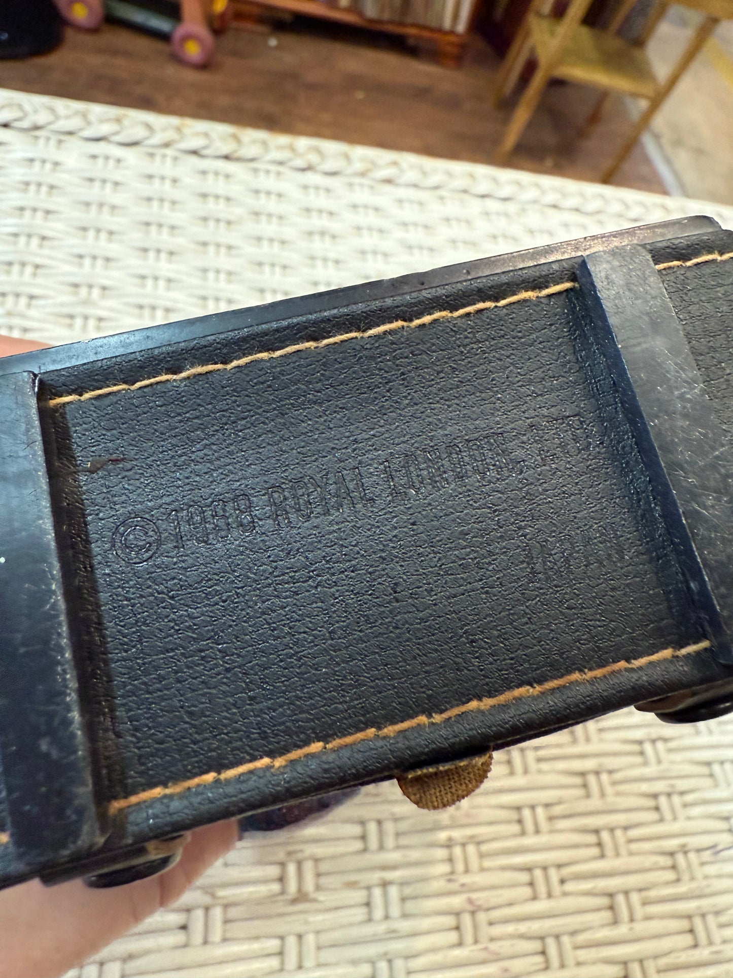 1968 Royal London Hidden Flask Set - High Fidelity Radio Disguise Barware