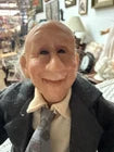 “Uncle Jake” by Anne Wahl – Handcrafted Polymer Clay Character Doll – Mischievous Spirit?