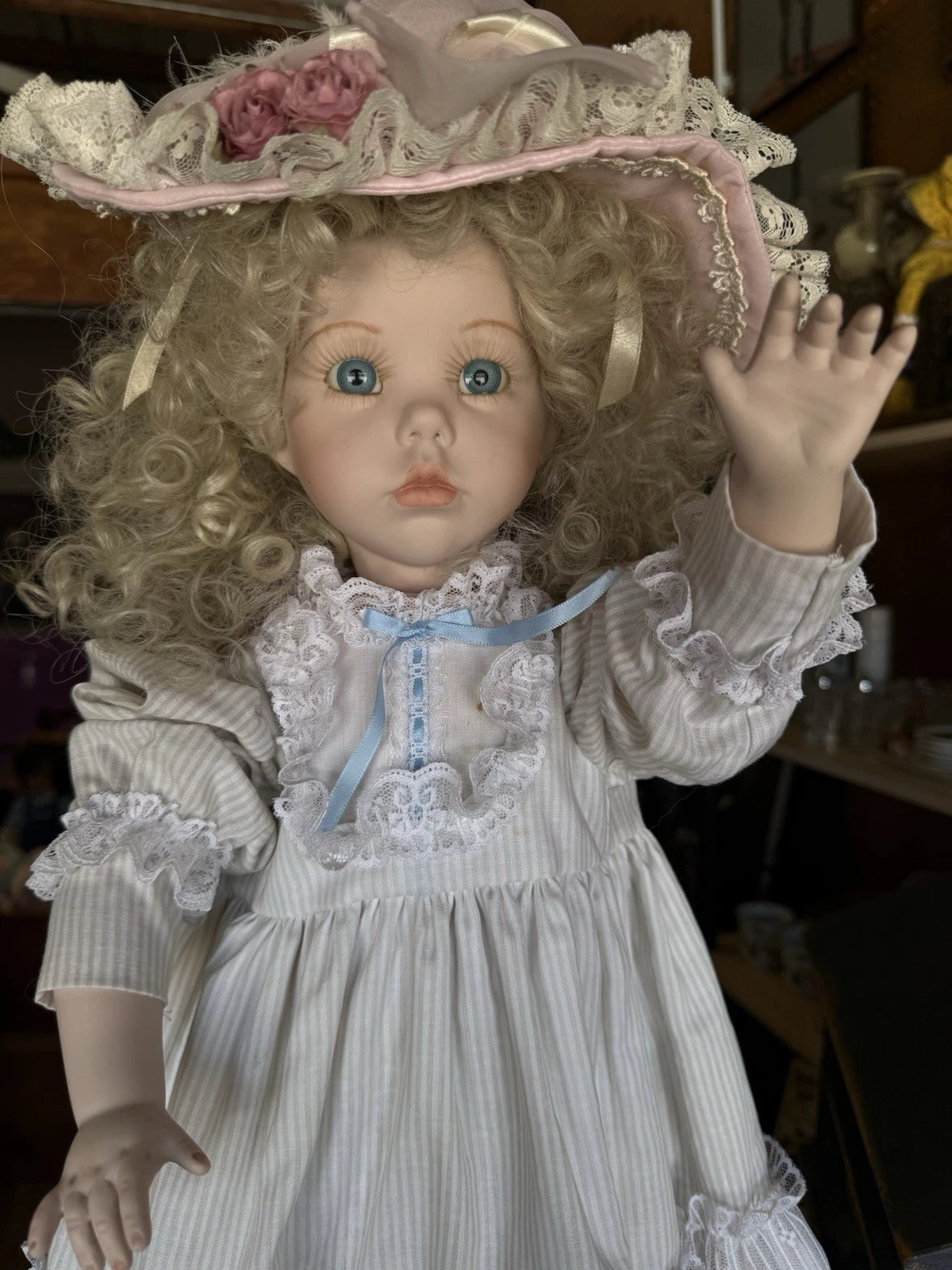 Haunted Hilary Doll by Dianna Effner – Elegant, Eerie, and Unsettlingly Sweet