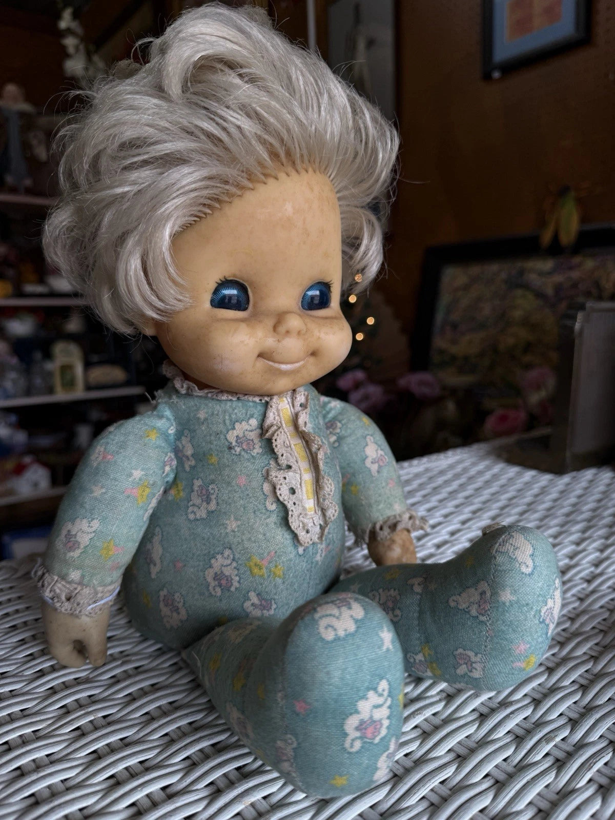 Vintage Spirit Doll Mattel Baby Love Light Baby 1970 – Glowing Eyes – Eerie