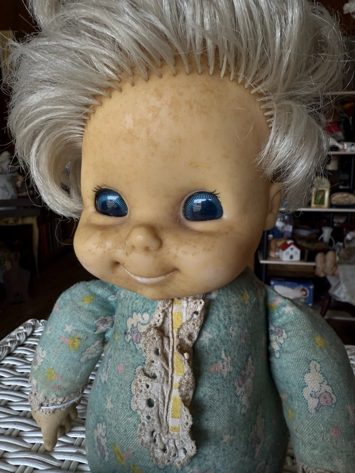 Vintage Spirit Doll Mattel Baby Love Light Baby 1970 – Glowing Eyes – Eerie
