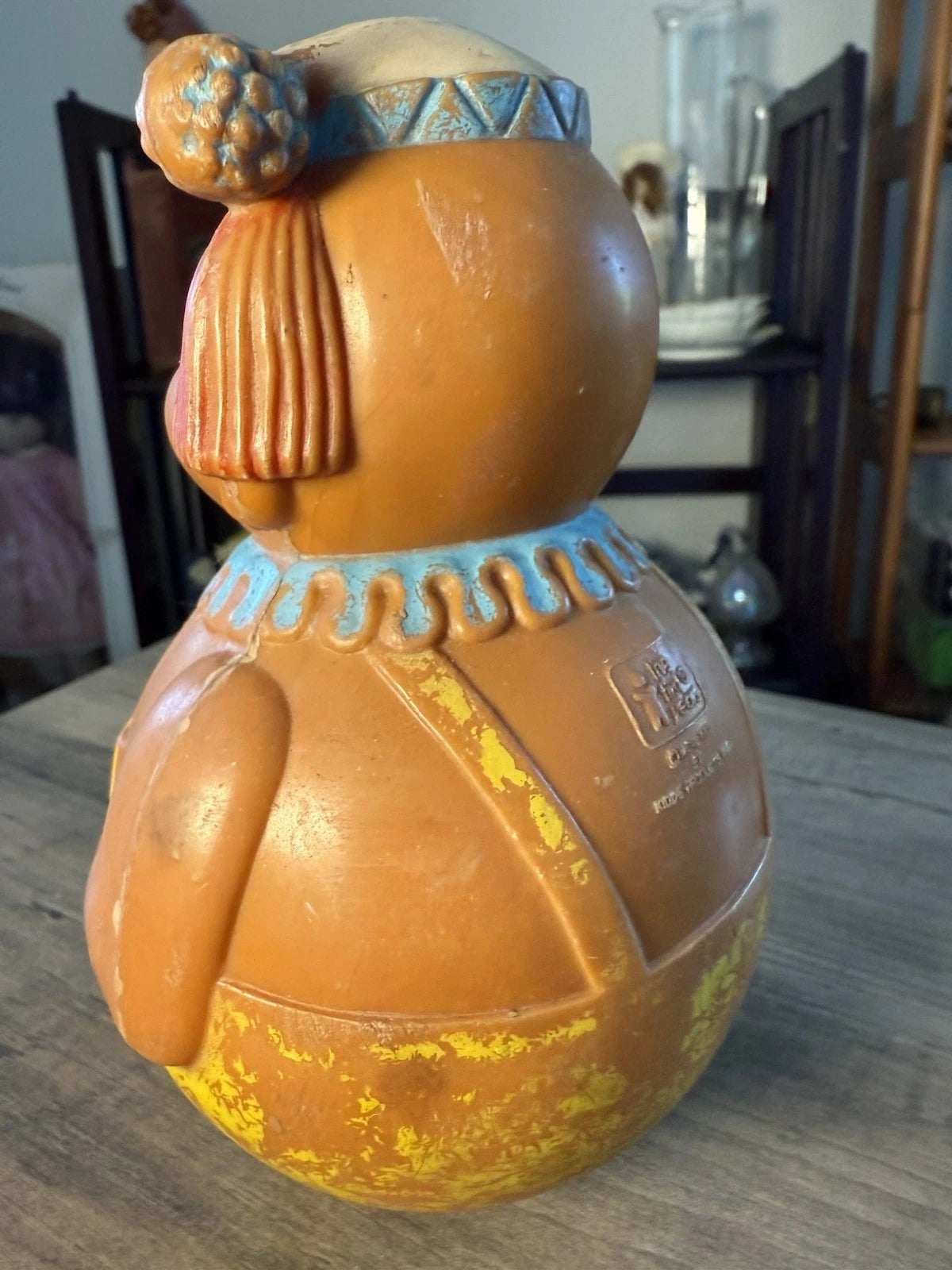 1972 Roly-Poly Clown Toy by Kiddie Products – “The First Years” – Disturbingly Delightful Vintage Collectible