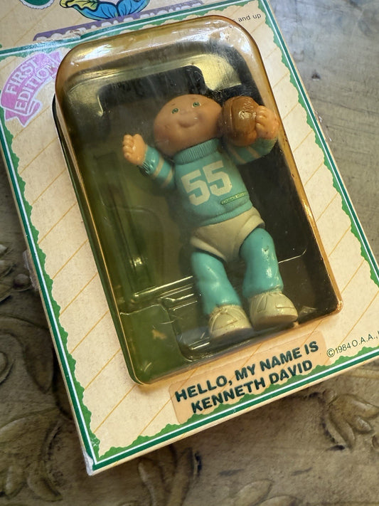 1984 Cabbage Patch Kids Poseable Figure Kenneth David First Edition MIB