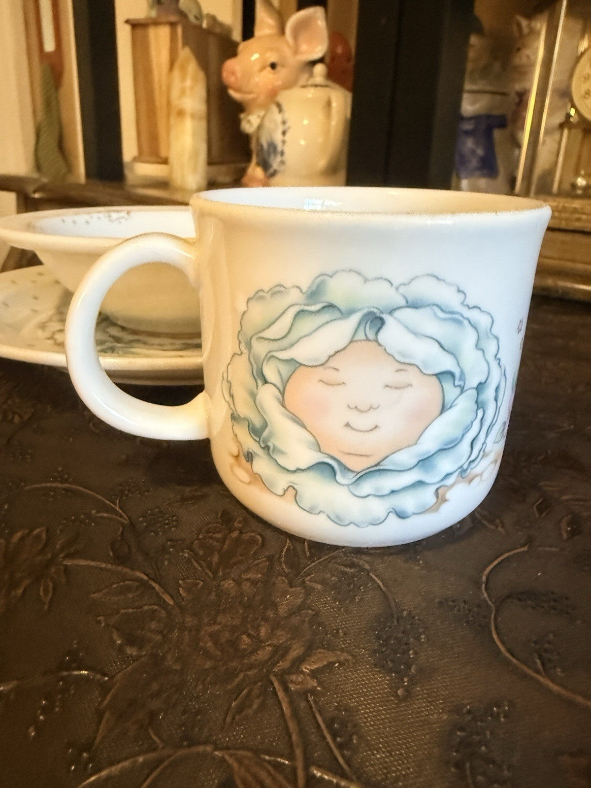 Vintage Cabbage Patch Kids Child’s Dish Set Cup Bowl Plate Royal Worcester