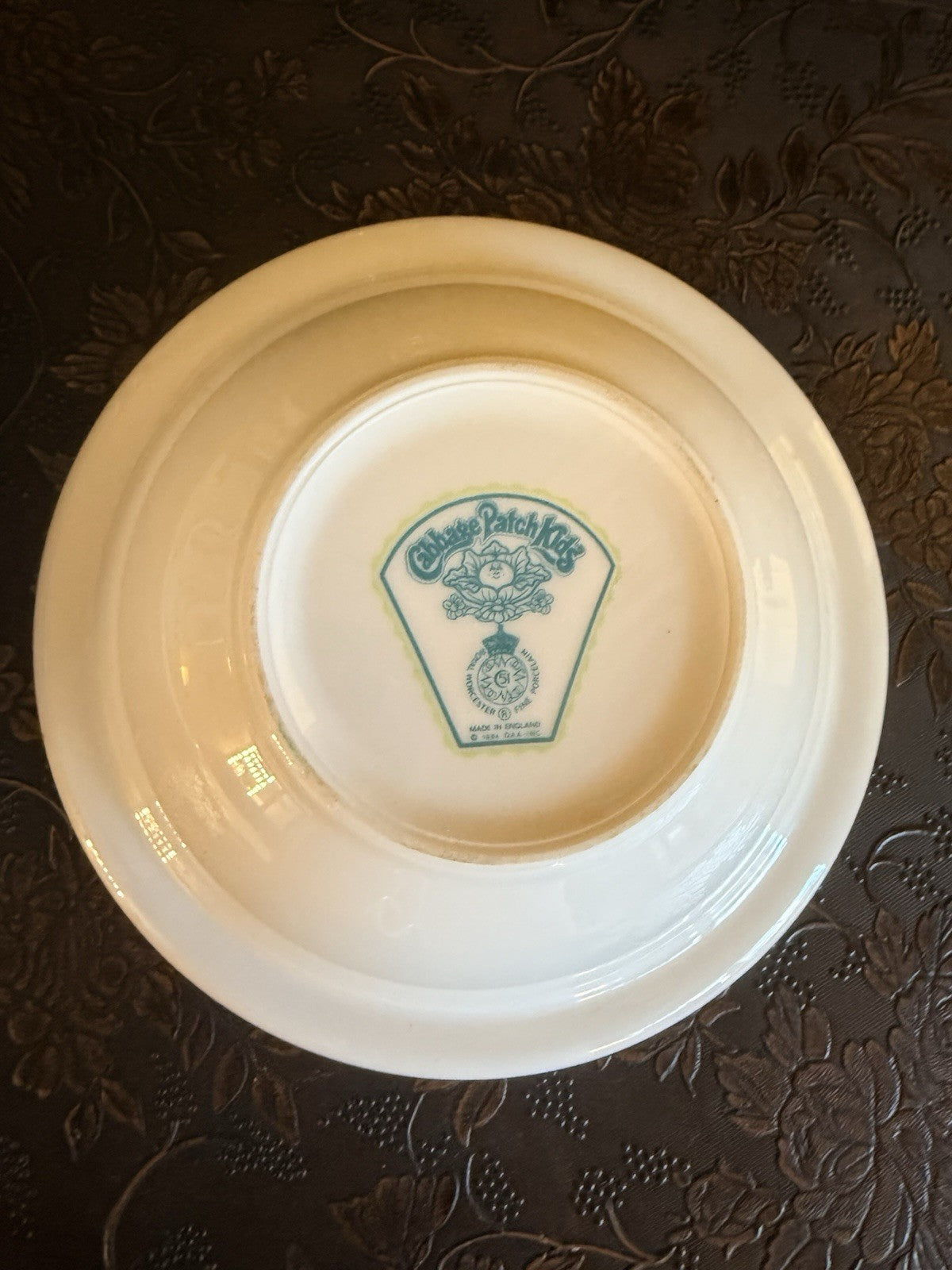 Vintage Cabbage Patch Kids Child’s Dish Set Cup Bowl Plate Royal Worcester