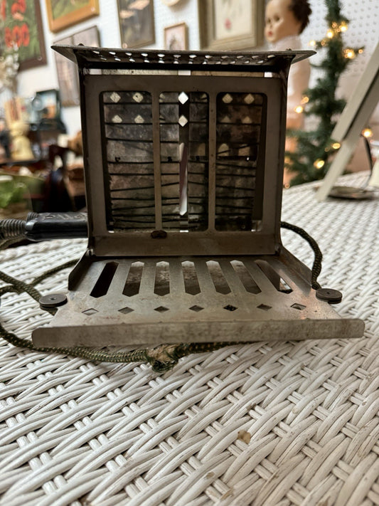 1920s Electric Turnover Toaster Rustic Charm Early Technology Flip Flop Toaster