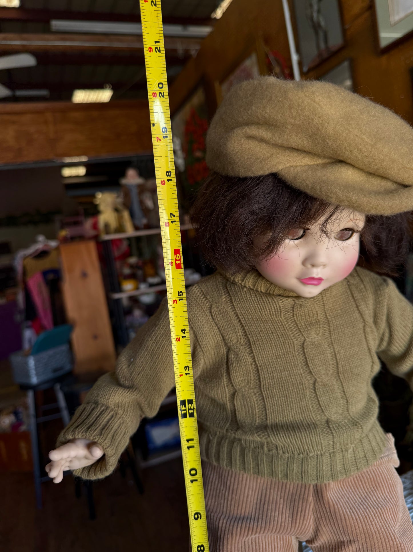Suzanne Gibson “Sleepy” Doll – Glassy-Eyed Glare, Worn With Time- Vintage Spirit