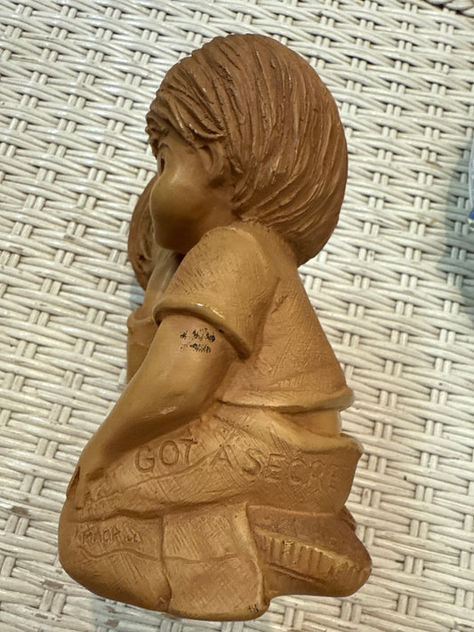 1975 “Got A Secret” Figurine – Whispering Children - Oddly Innocent