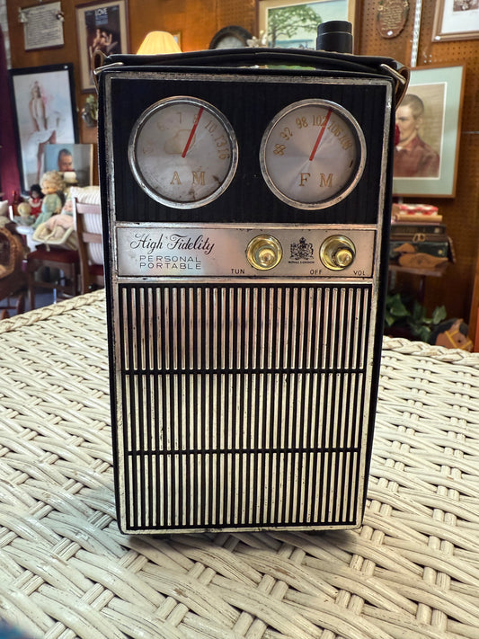 1968 Royal London Hidden Flask Set - High Fidelity Radio Disguise Barware