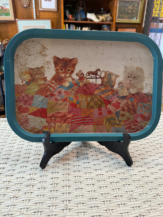 1970s Giordano Cat Tin Tray – The Tin Box Co. of America - Vintage Kitties