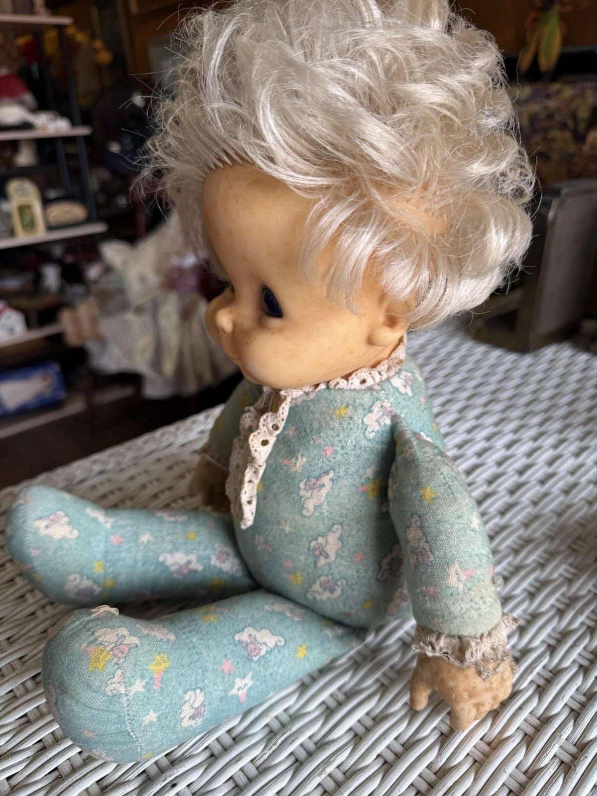 Vintage Spirit Doll Mattel Baby Love Light Baby 1970 – Glowing Eyes – Eerie